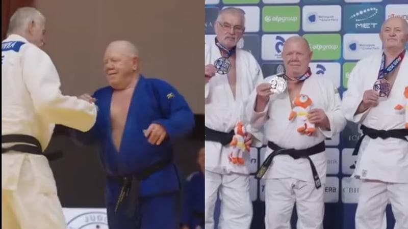 (video) „Judocanul nostru neobosit”. Mihai Malear, campion mondial la 82 de ani, după ce a cucerit a 10-a medalie de aur la campionatul de la Paris